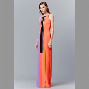 Roksanda Colorblock Maxi Dress Gown UK 10 NWOT